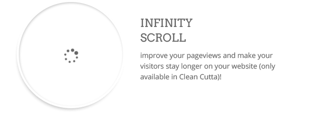 Infinity scroll