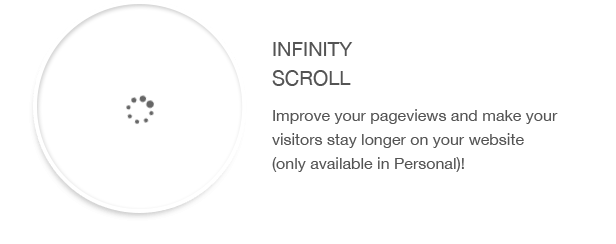 Infinity scroll